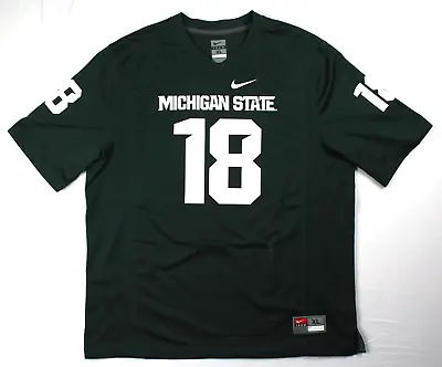 Michigan State Spartans #18 Nike Team NCAA Football Jersey Size XL • $29.99