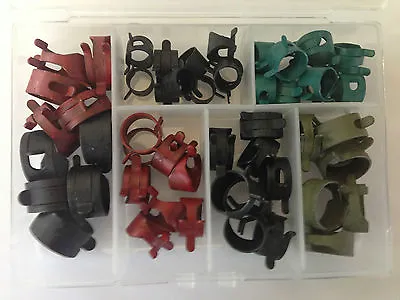 $31.45 • Buy Plymouth 54x Assorted Vacuum Fuel Hose Pinch Spring Clamp Pack Clamps Clips NOS
