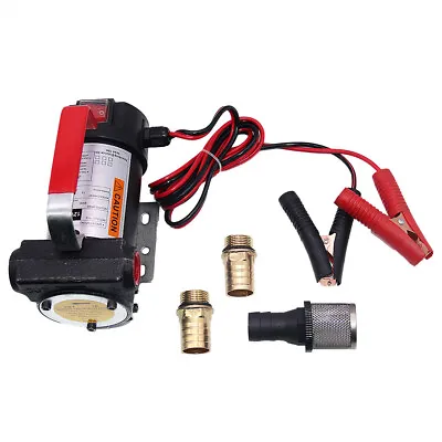 Portable Commercial Auto Electric Fuel Transfer Pump Kerosene Oil Diesel DC 12V • $36.66