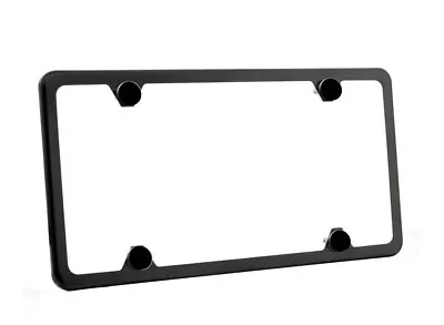 Car License Plate Frame Cover Hood Rear Boot Powder Coated Matte Black For VW • $26.99