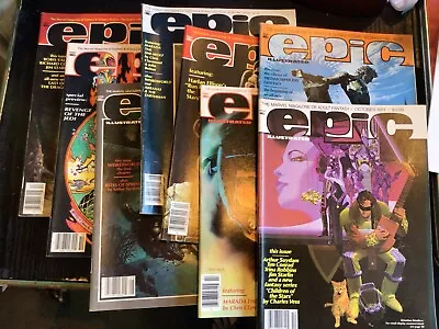 Epic Illustrated Magazines #8 9 10 11 12 13 14 15 Marvel 1981 • $149.99