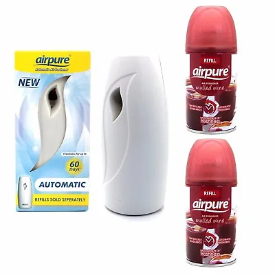 Airpure Automatic Air Freshener Machine With 2 Refills Fully Compatible • £11.99