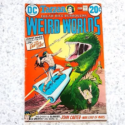 DC Tarzan Weird Worlds  John Carter War Lord Of Mars!  #2 Nov 1972 Comic Book VG • $12.97