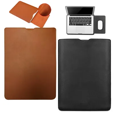 Leather Carry Sleeve Cover Case Bag For Apple Macbook Air Pro 11'' 13' 14 15 16' • £5.81