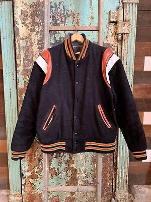 Vintage 1970s Wool Letterman Jacket XL • $50