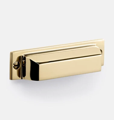 $8.79 • Buy NEW Rejuvenation MISSION 4  BIN PULL, Unlacquered Brass (C100157/Square/Cup/2)