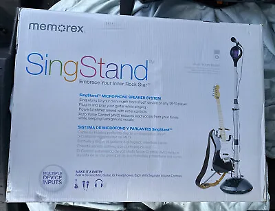 Memorex Sing Stand MKS-SS1 Karaoke System Microphone Speaker Stand W/box • $44.95