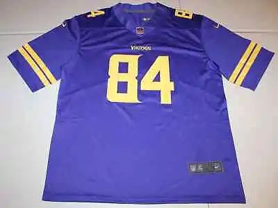 NFL Football Minnesota Vikings Randy Moss #84 Sewn Jersey 2XL XXL Nike Purple • $80