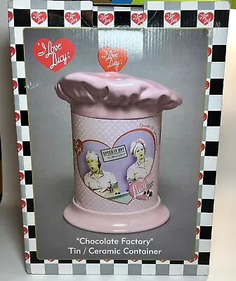 Vintage Unused I Love Lucy Cookie Jar Tin • $90