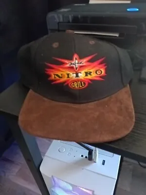 WCW NITRO Grill Vegas Restaurant Workers Hat Vintage 1999 Wolfpack WWE  RARE  • $52