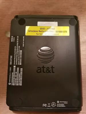 AT&T Motorola NVG510 Internet Wireless 4-port Modem Router  No Power Cord  • $15.30