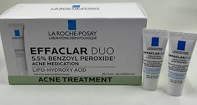 La Roche-Posay Effaclar Duo 5.5% Benzoyl Peroxide-Box Of 20 3ml/0.1 Fl Oz Tubes • $19.99