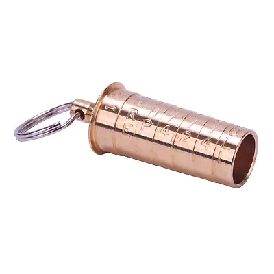 GunTuff Shotgun Brass Choke Gauge 12g 20g Identifier Bore Keyring Shooting Gun • £10.99