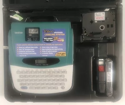Brother PT-1700 PTouch Electronic Label Maker With Case/4Cartidges Tested Works • $35