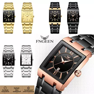 FNGEEN Men Fashion Luxury Quartz Watch 30MTRS Waterproof Sports Style Wristwatch • £22.49