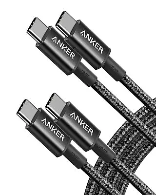 Anker USB C To USB C Charging Cable 6ft 100W Fast Charge For MacBook/Galaxy/iPad • $14.99