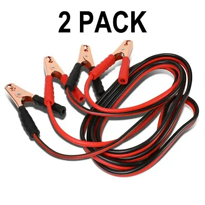 2 ATE PRO 12ft BOOSTER JUMPER CABLES 10 GAUGE CAR TRUCK BATTERY JUMP STARTER AWG • $22.99