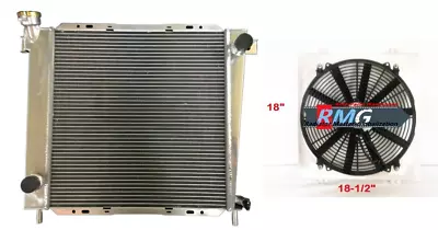 Aluminum Radiator For 1985-1994 Ford Ranger/1985-1990 Bronco II V6 Navajo+Shroud • $183