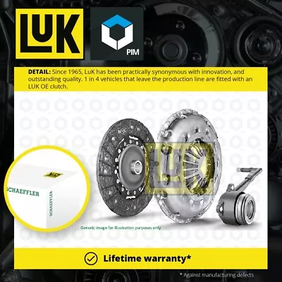 Clutch Kit 3pc (Cover+Plate+CSC) Fits VAUXHALL ZAFIRA B 1.9D 05 To 14 240mm LuK • $221.34