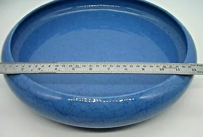£100 • Buy Large Early Moorcroft Speckled Powder Blue Fruit Bowl (Burslem)