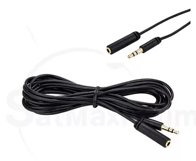 3.5mm 6ft Audio Male To Female Extension Cable Stereo Headphone AUX Slim Cord • $3.95