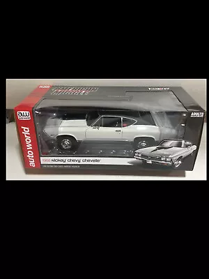 1968 Nickey Chevelle WHITE 1:18 Autoworld 1201 • $174.95