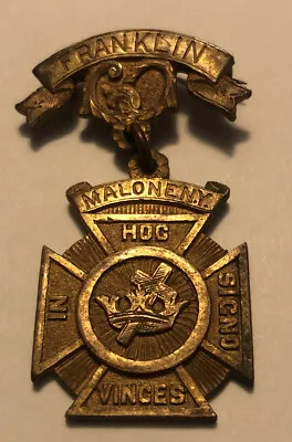 $61 • Buy Knights Templar Franklin Maloney Medal Pin “In Hoc Signo Vinces”