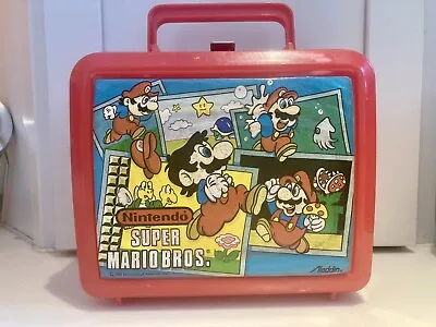 Vintage Aladdin 1988 Nintendo Super Mario Bros Lunchbox Only • $19.88