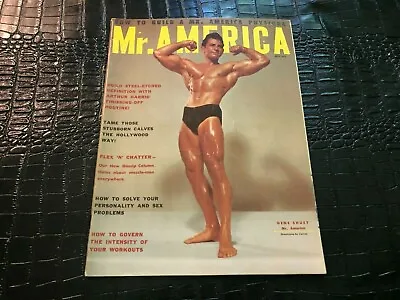 JULY 1961 MR MISTER AMERICA Bodybuilding Magazine GENE SHUEY • $24.99