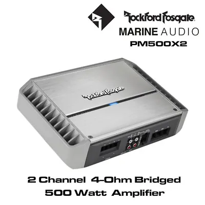 Rockford Fosgate PM500X1bd - Punch Marine 500 Watt Class-bd Mono Amplifier  • £599