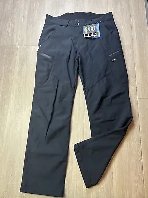 M-Tac Tactical Soft Shell Pants Men’s Large L Utility Fleece Lined Dark Navy New • $29.99
