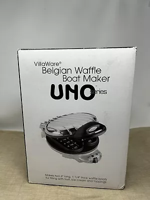 VillaWare Belgian Waffle Boat Maker UNO Series Waffler #2007 • $124.99