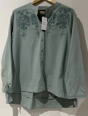 ZANZEA COLLECTION Womens Plus Size Long Sleeved Button Up Blouse XL Plus Size • $22.95