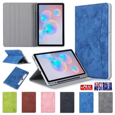 $10.59 • Buy Smart Leather Flip Case Wallet Cover For Samsung Galaxy Tab S6 Lite 10.4  Tablet