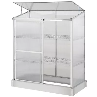 Outsunny 3 Tier Greenhouse Garden Cold Frame Plant Growth 129.5L X 58W X 140H Cm • £175.95