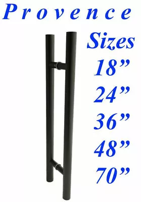 Long Door Handle Ladder Pull Handle  Entry Door Stainless Steel Matte Black • $285