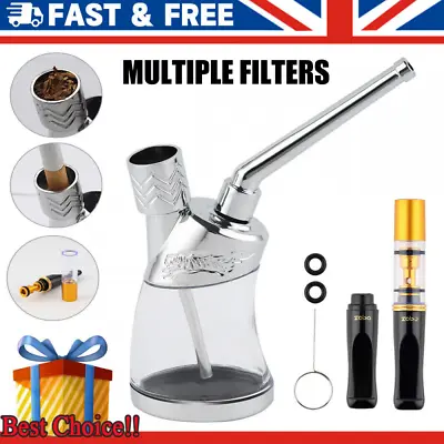 Mini Small Water Bong Herb Smoking Pipe Portable Tobacco Hookah Shisha-XMAS Gift • £5.59