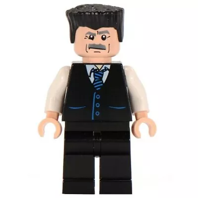 LEGO Spider-Man 2 J. Jonah Jameson Minifigure Spd017 4855 Train Rescue Black Ves • $17.50