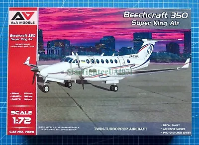 1/72 Beechcraft 350 Super King Air (A&A Models 7226) New November 2022 • $51.31