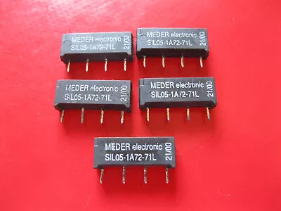 5 X Meder Miniature Relay SIL05-1A72-71L Reed Relay You Bid On 5 X Relays • $6.42