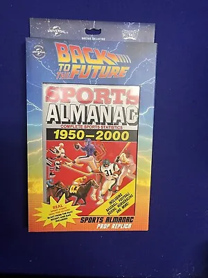 Back To The Future Grays Sports Almanac - Holographic Bag + Purchase Ticket NEW • $171.30