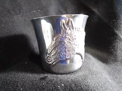 Vintage 1987 Pewter Horse Cup - Maked  KB 1987 Helble Virginia • $10.97