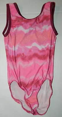 $14.99 • Buy DREAMLIGHT Girls Pink Tie Dye Sparkle GYMNASTICS LEOTARD 7 8