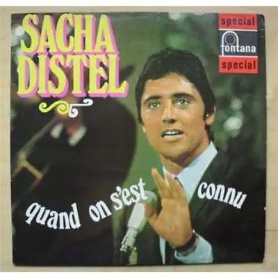 Sacha Distel Quand On S'est Connu Lp 1970's Issue Uk • £13