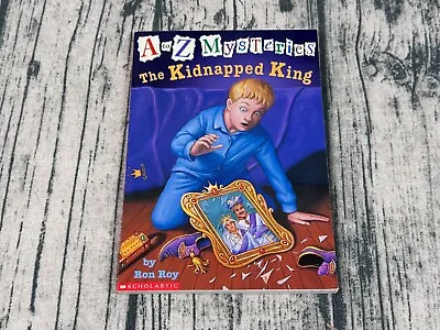 A To Z Mysteries The Kidnapped King Paperback Book By Ron Roy • $6.19