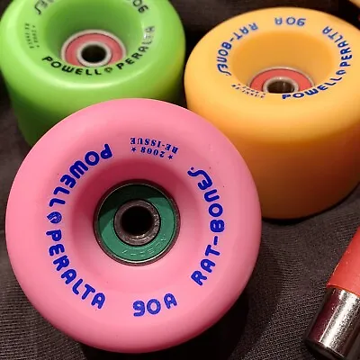 Powell Peralta Rat Bones Brigade Wheels Pink No G Mini Cubic Series 15 Sold Out • $149