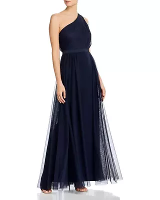 Aidan Mattox One-Shoulder Gown 4NB 819 • $54.95