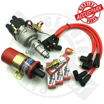 MGB GT-ROADSTER Electronic Ignition  Distributor Pack Including Fast Road Plugs • $145.26