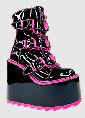 YRU Dune Lo Draculaura Black Monster High Platform Shoes • £180.52