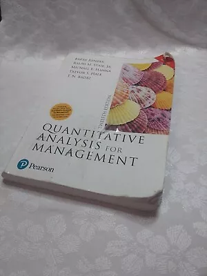 Quantitative Analysis For Management Barry Render Michael Hanna • $9.99